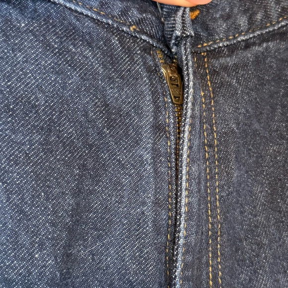 Vintage L.L. Bean Womens Double L Jeans High Rise Relaxed Tapered 14 Petite - Picture 4 of 6